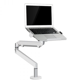 WERGON - Felix - Desktop holder med Gasfjeder til skærm op til 32" / Laptop til 11-17" - Sølv